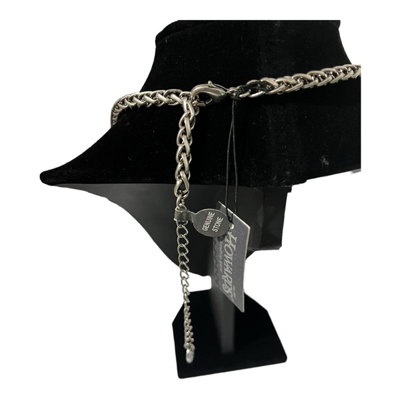 Howard’s Turquoise Silver Chain  Necklace - Picture 4 of 5